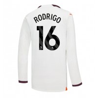 Manchester City Rodri Hernandez #16 Vonkajší futbalový dres 2023-24 Dlhy Rukáv